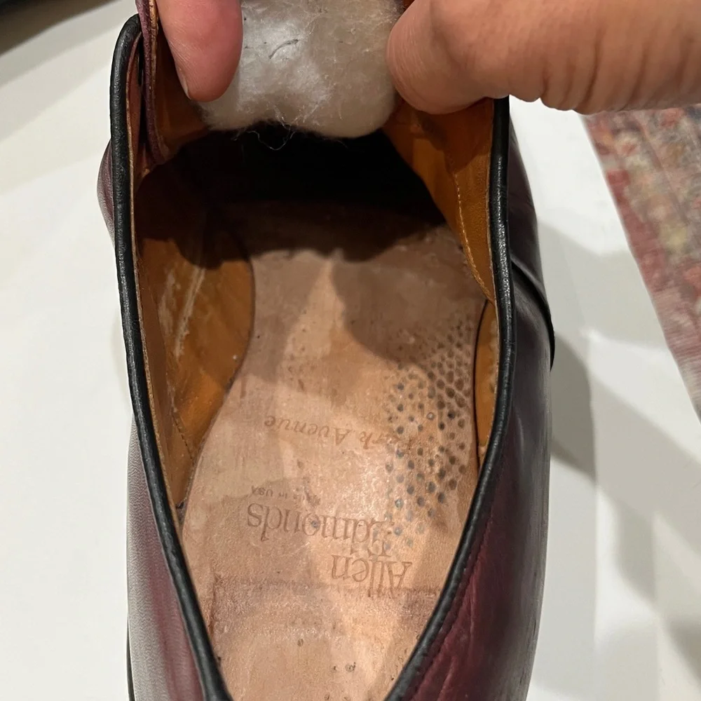 Allen Edmonds Brown Leather Park Avenue Cap Toe‎ Oxfords Sz. 10.5